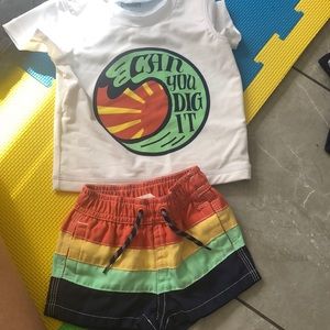 Boys bathing suit set